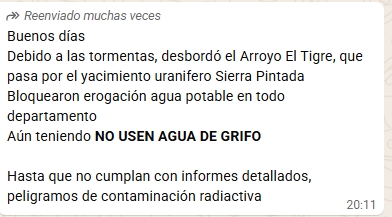 mensaje