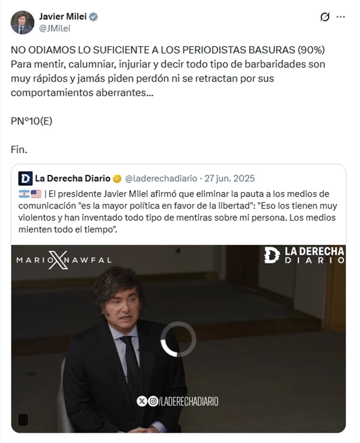 periodistas