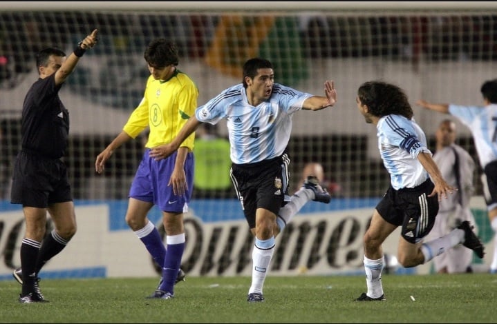 gol de riquelme a brasil 1