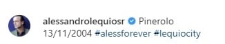 www.minutoneuquén.com ALESSANDRO LEQUIO PINEROLO