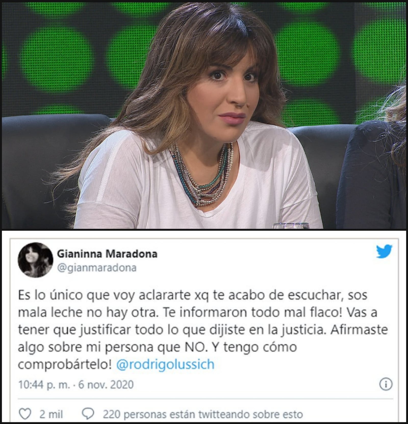 www.minutoneuquen.com Gianinna Maradona3