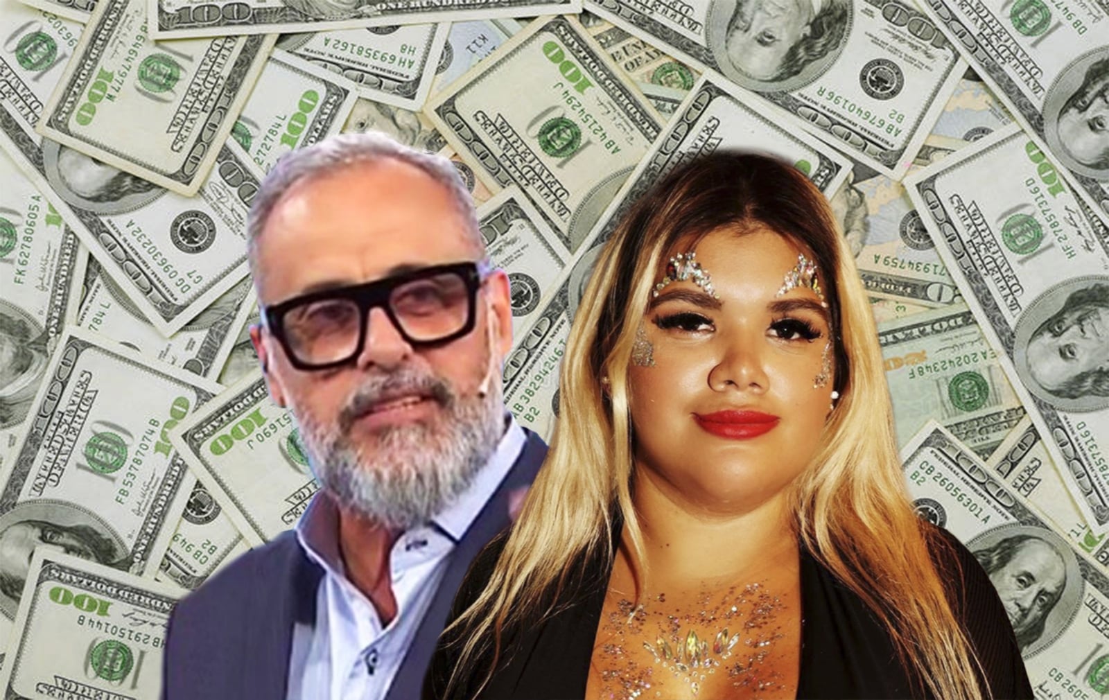 Jorge y Morena Rial gde