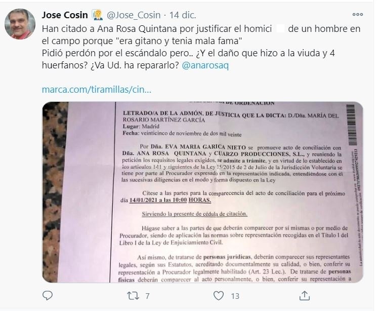 ana rosa quintana criticas 2