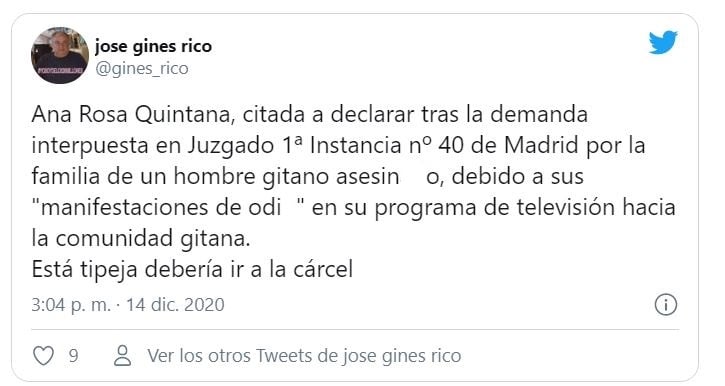 ana rosa quintana criticas
