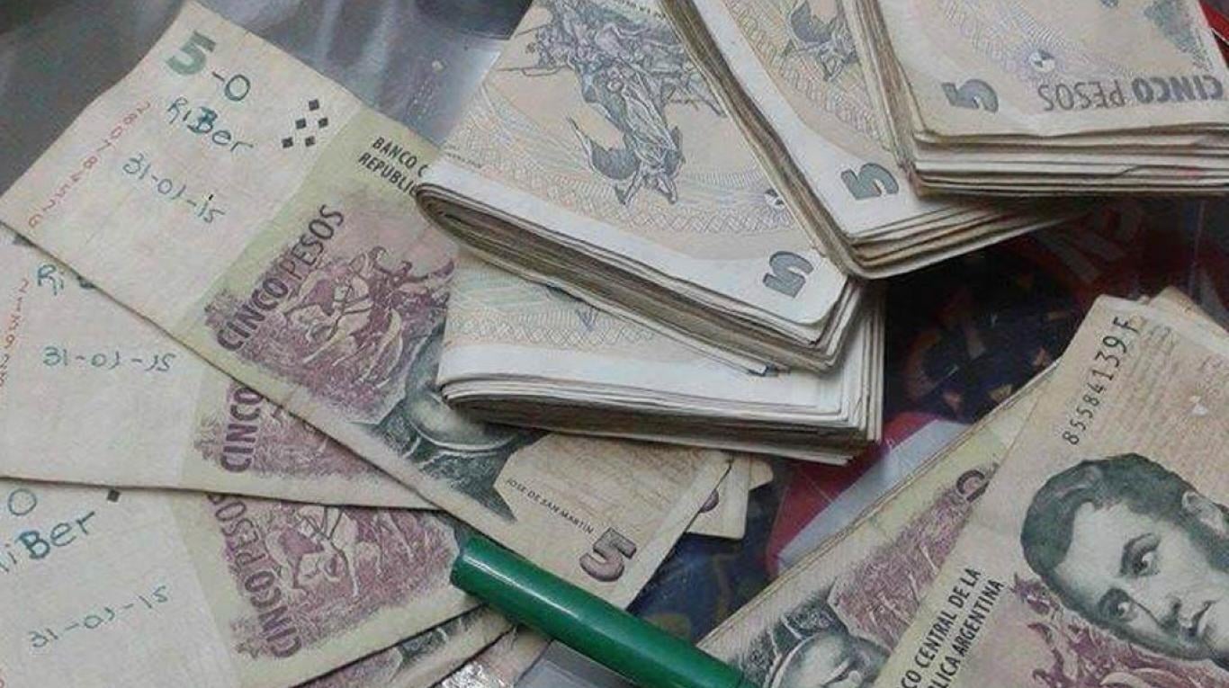 billete de $5 3