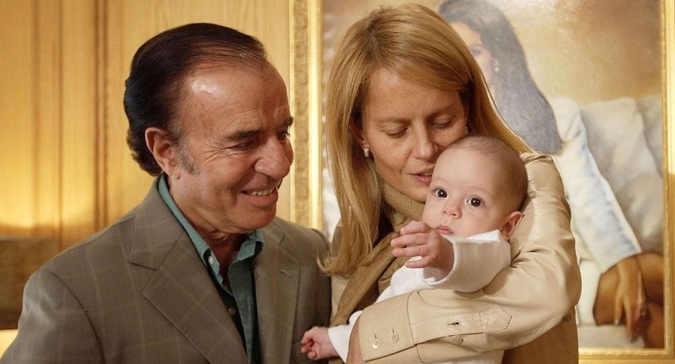 Carlos Menem - Cecilia y Maximo