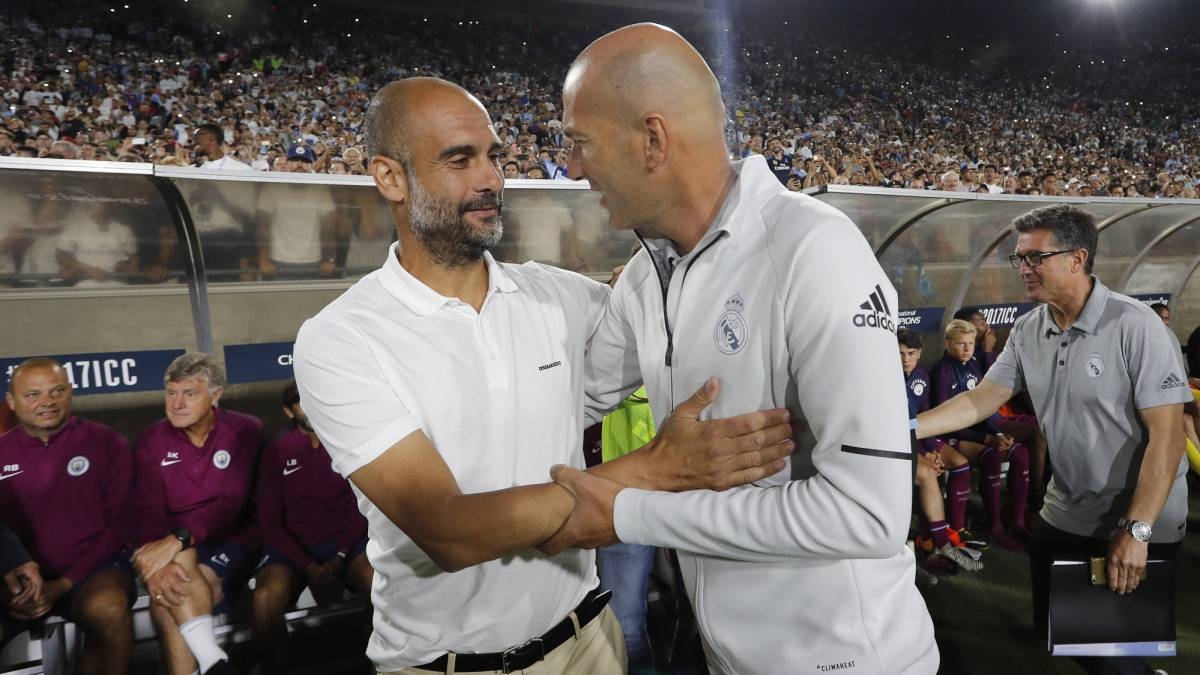 guardiola vs zidane