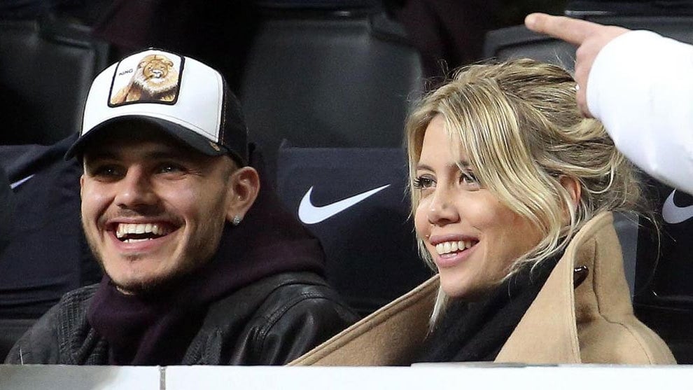 Mauro y Wanda nara