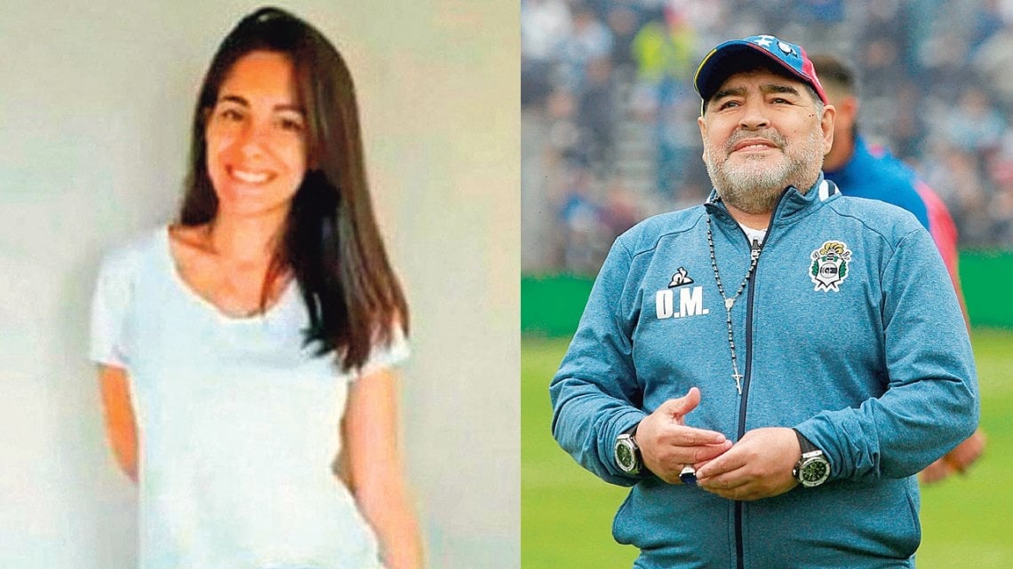 Diego Maradona y Magali