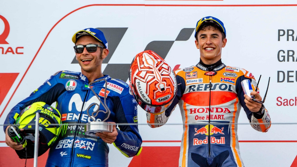 valentino rossi y marc marquez