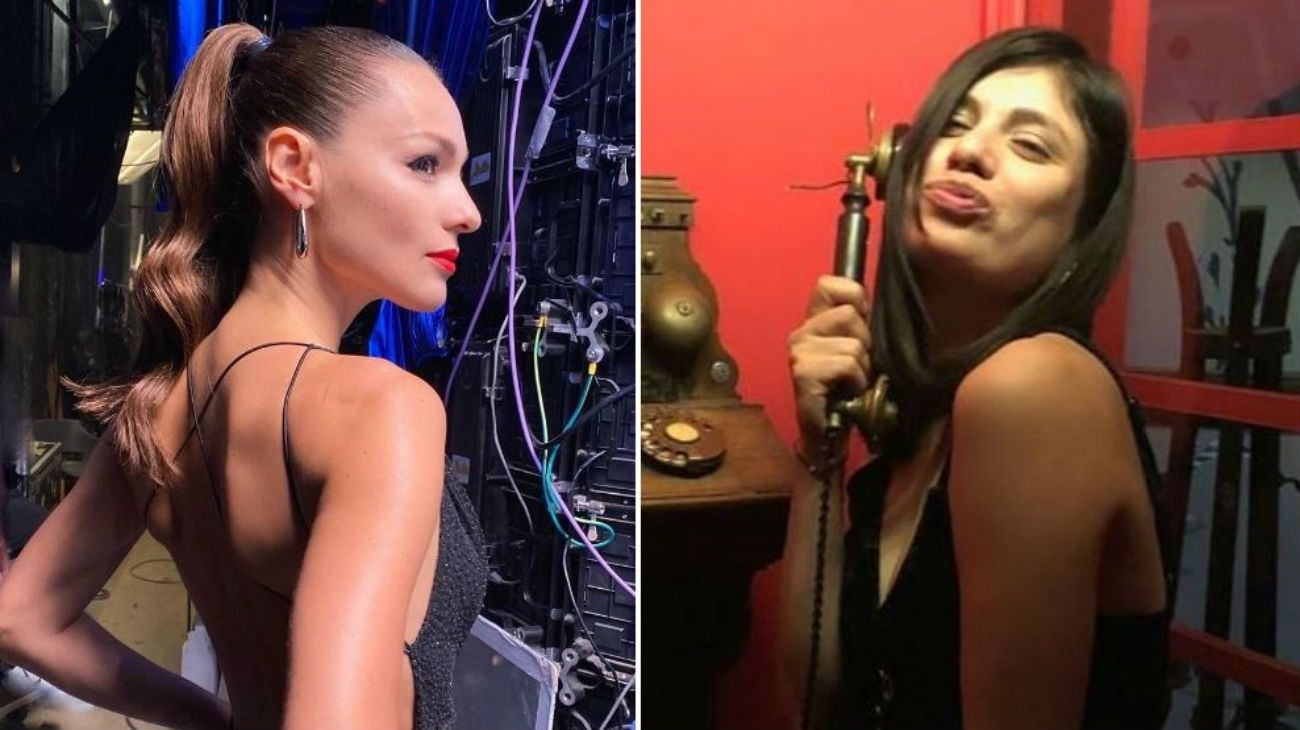 Pampita de perfil y Viviana Benitez
