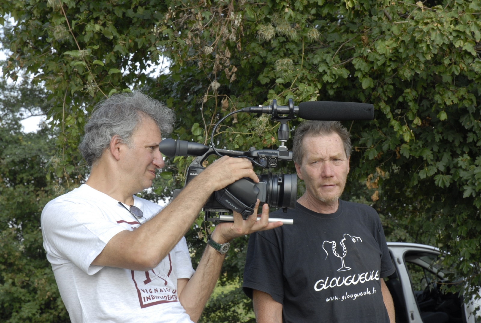 Jonathan Nossiter e Stefano Bellotti in Resistenza Naturale photo credit Paula Prandini
