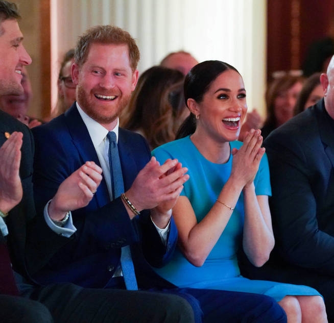 britain-s-prince-harry-and-his-wife-meghan-duchess-of-sussex-cheer-during-the-annual-endeavour-fund-awards-at-mansion-house-in-london-britain-march-5-2020-paul-edwards-pool-via-reuters