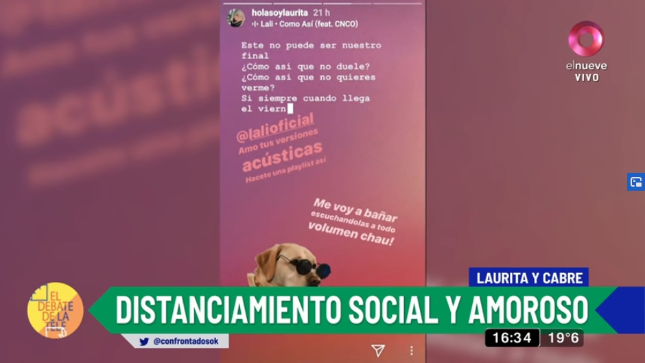 Screenshot_2020-04-17 Crisis entre Laurita Fernández y Nicolás Cabré