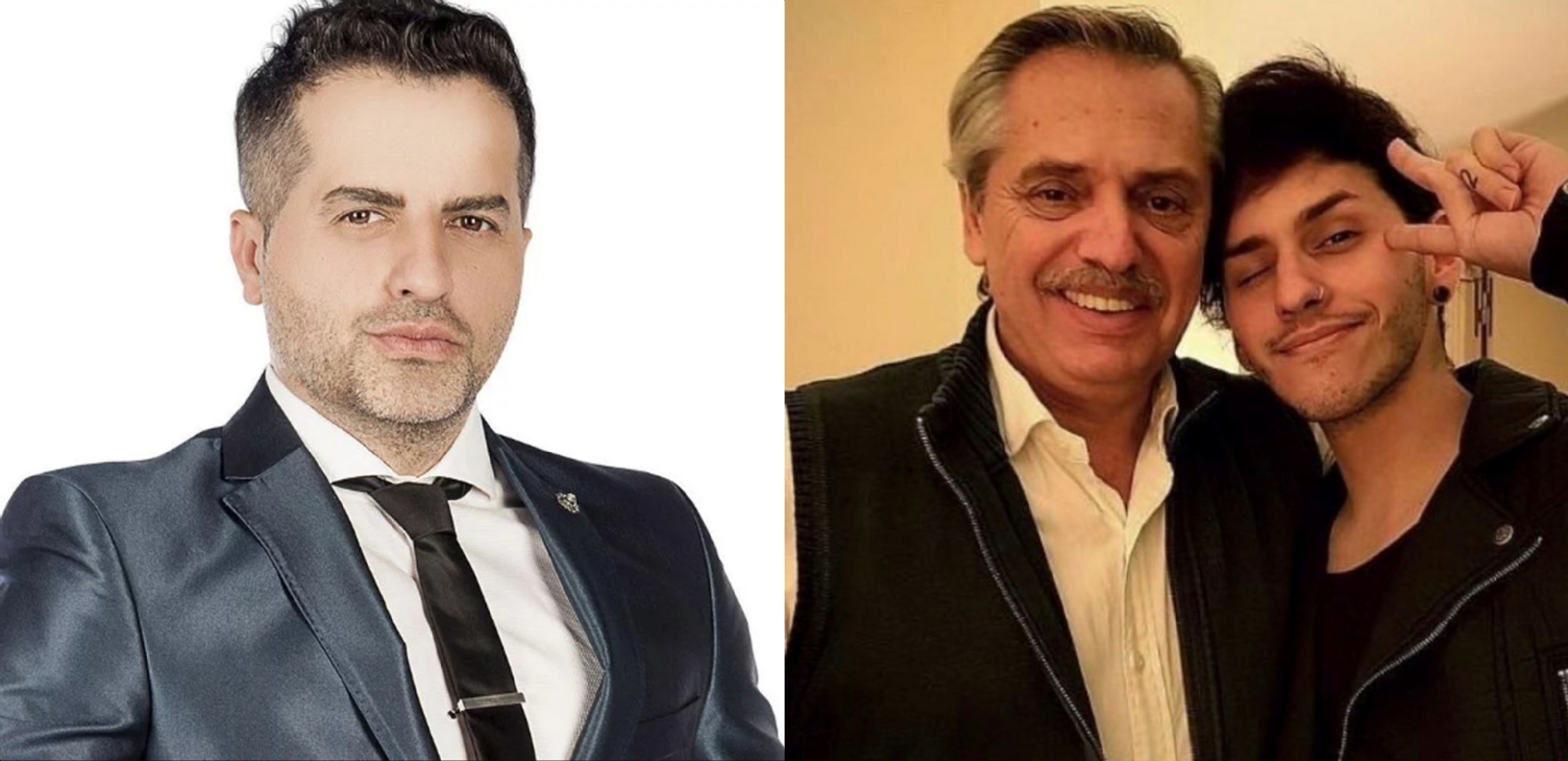 Ángel De Brito, Alberto Fernández y Dyhzy