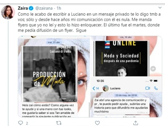 Screenshot_2020-04-28 Zaira Nara se defendió de las acusaciones de su ex asesor Está buscando prensa sin importarle nada