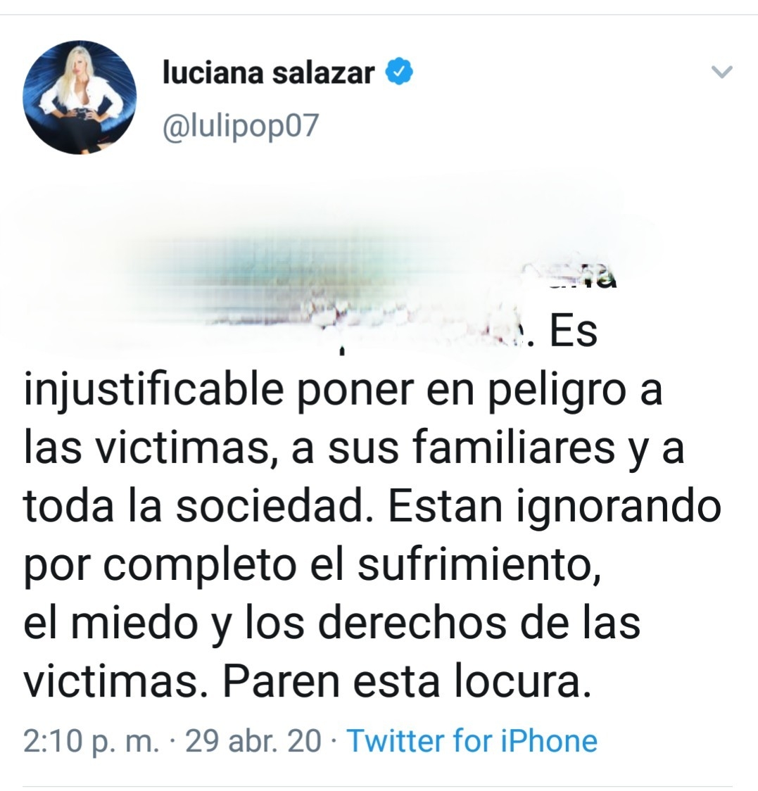 LUCIANA SALAZAR TUIT