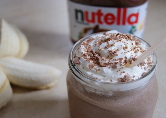 Batido-de-nutella-y-pltanos
