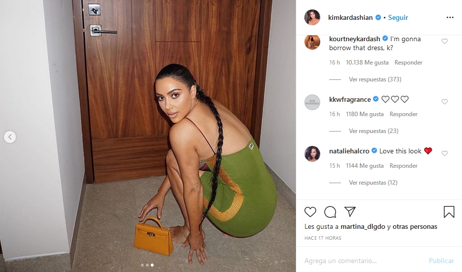 Saludo de Kourtney a Kim