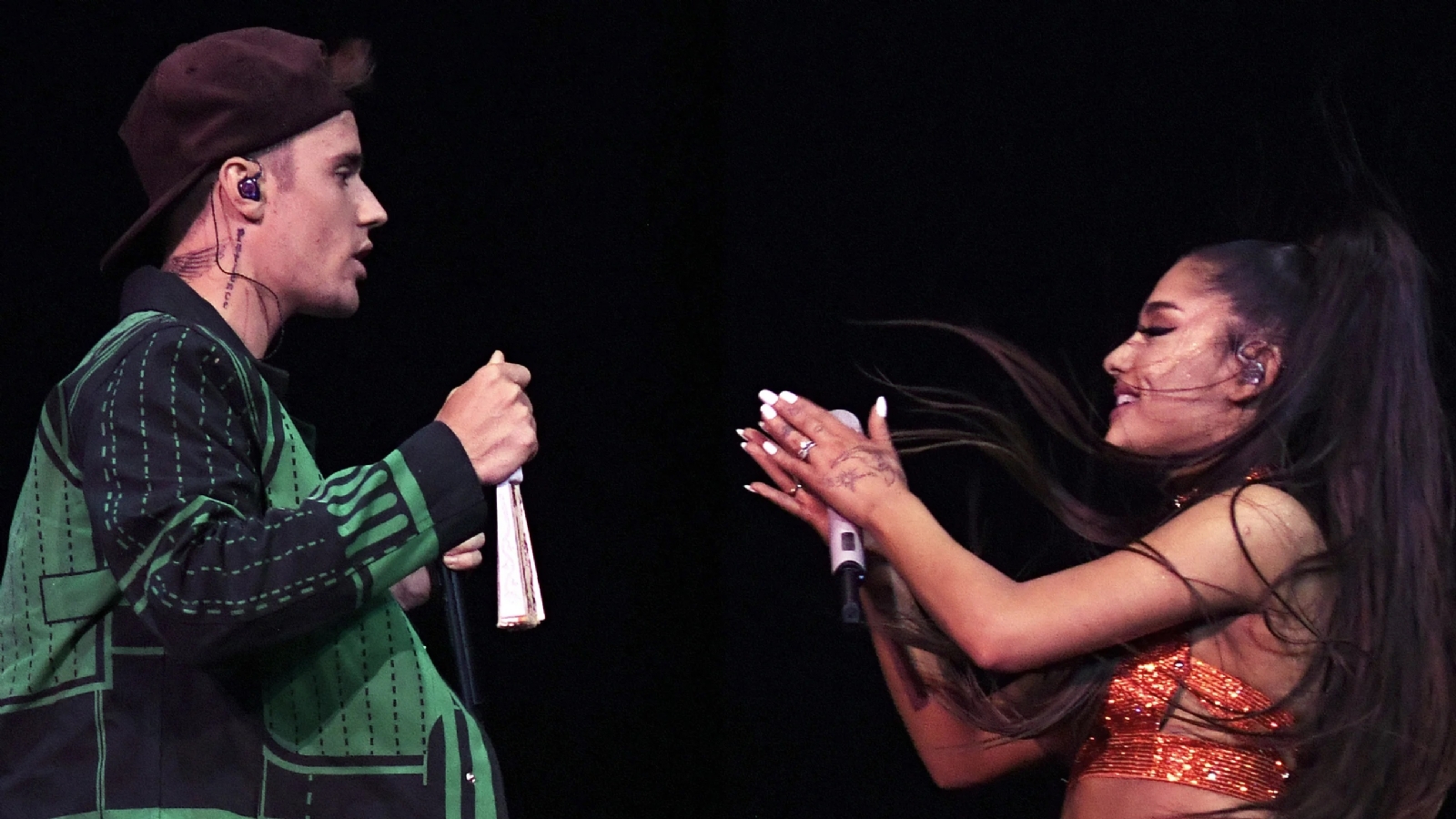 ariana grande y justin bieber