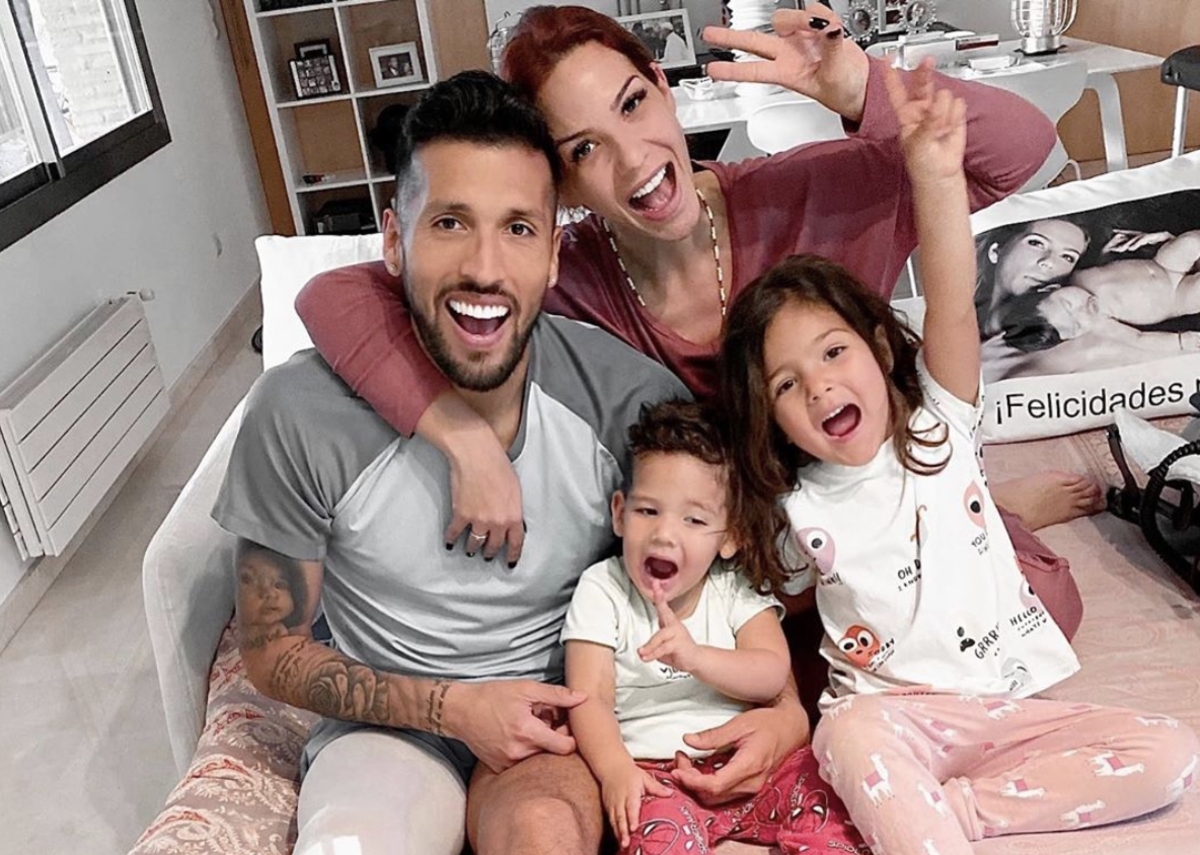 Tamara Gorro y su familia