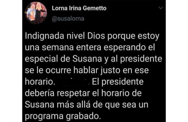 Indignada-nivel-Dios-la-reacción-de-Lorna-la-fan-de-Susana-por-la-prolongación-de-la-cuarentena-3-640x415