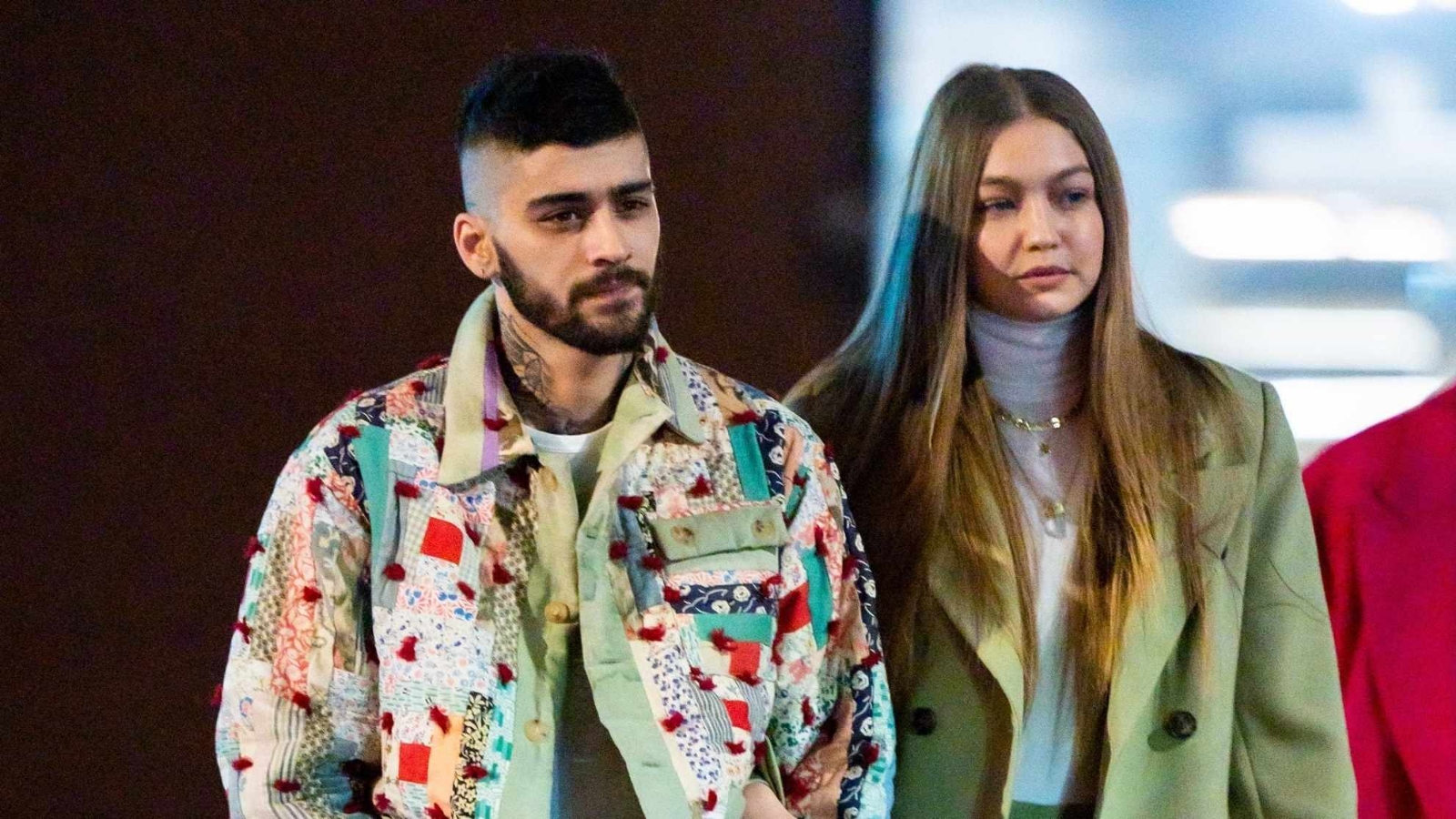 Gigi Hadid y Zayn Malik abrigados