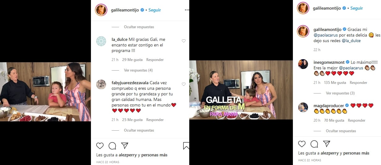 Galilea y la ex de su marido