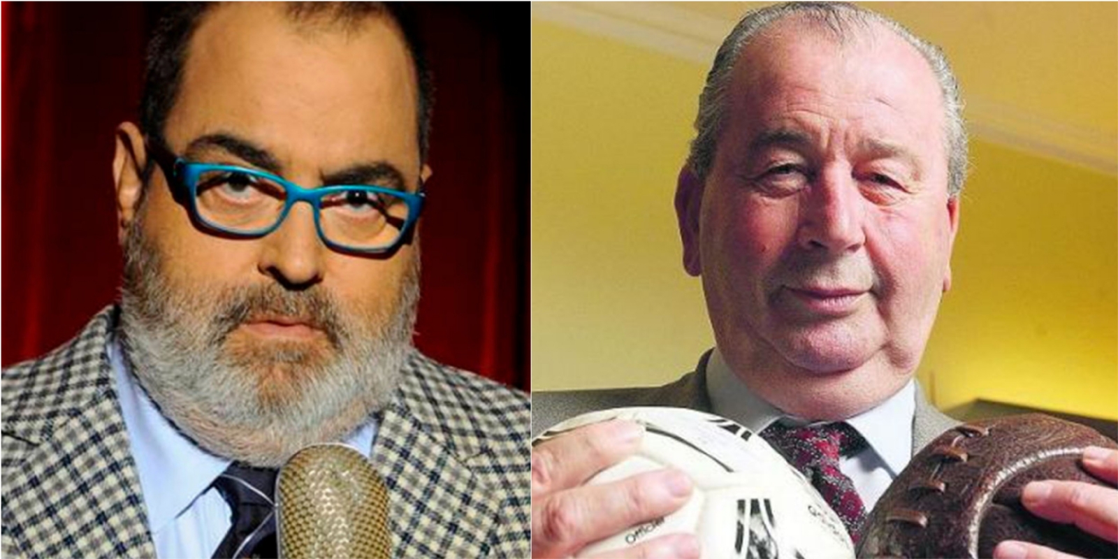 Jorge Lanata y Julio Grondona