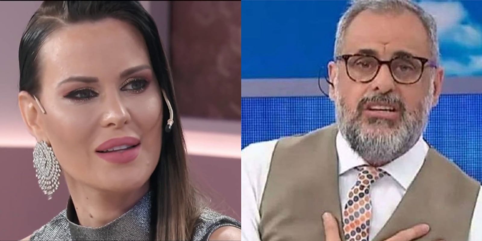 Natalie Weber y Jorge Rial