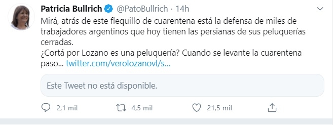 www.minutoneuquen.com Patricia Bullrich Tw