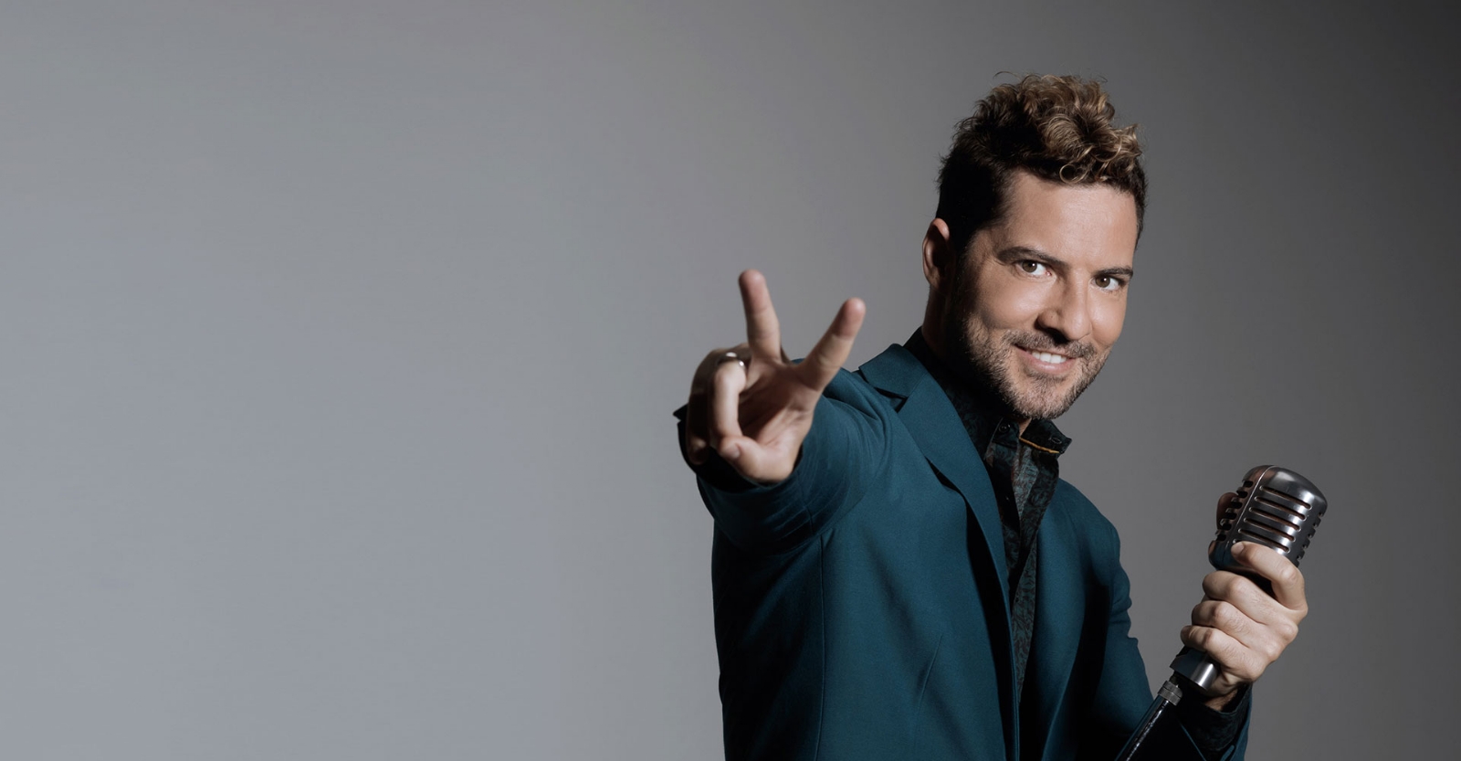 David Bisbal - fondo gris