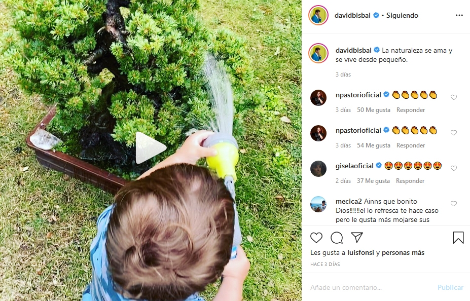Matteo Bisbal - hijo de David