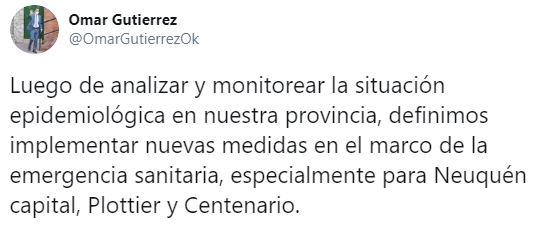 gobernador de neuquen