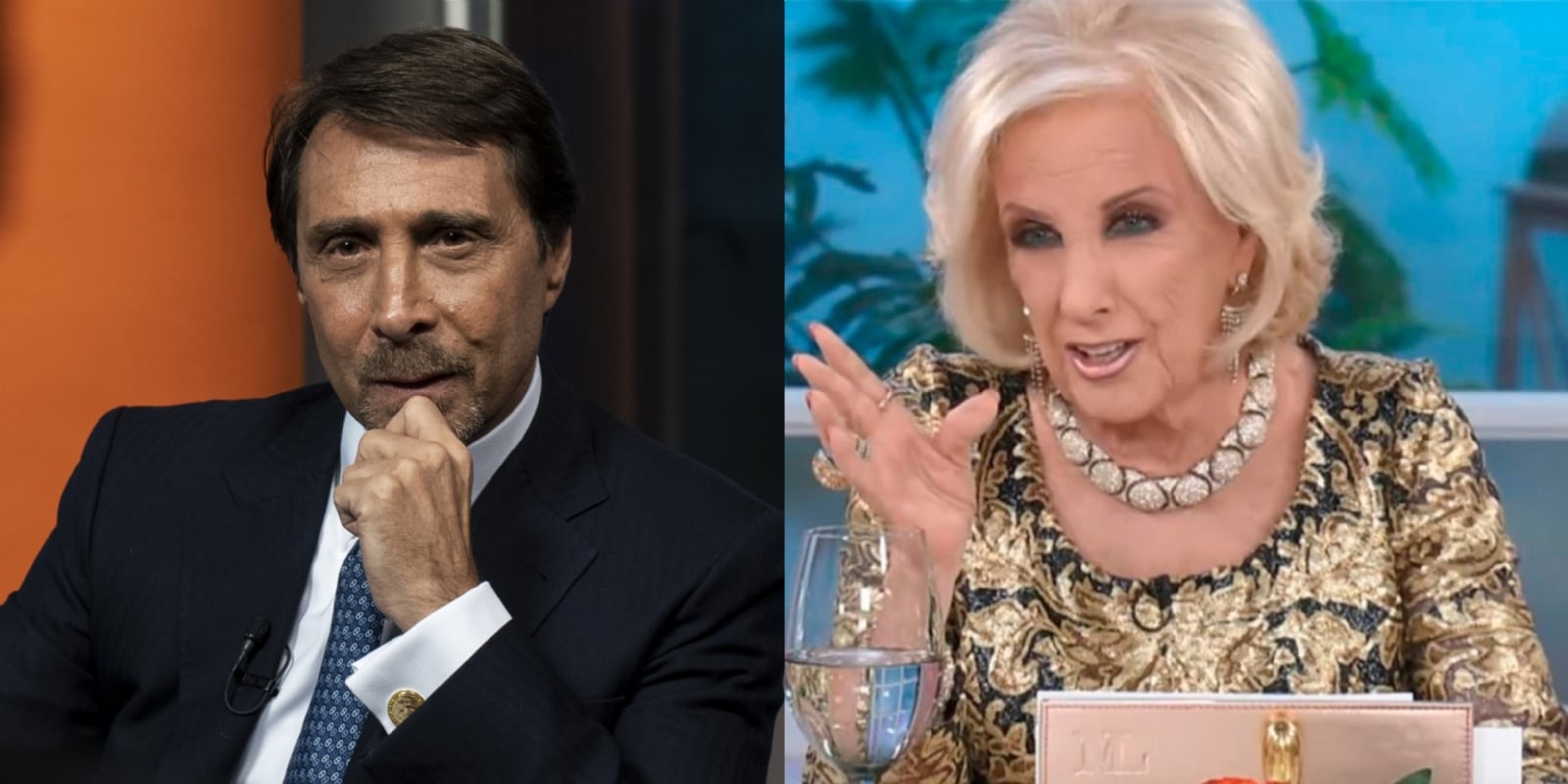 Eduardo Feinman y Mirtha Legrand