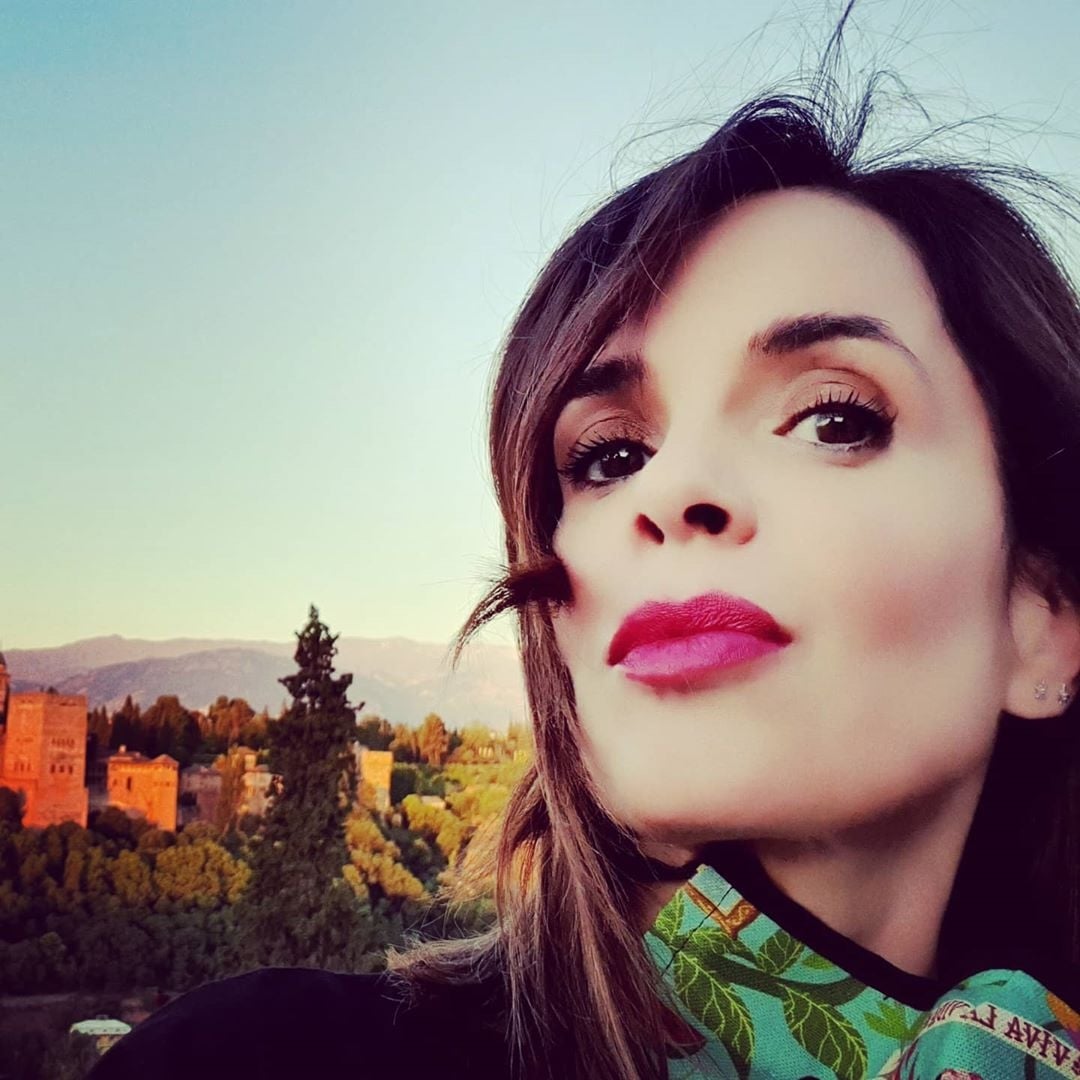 Carme Chaparro - selfie de cerca