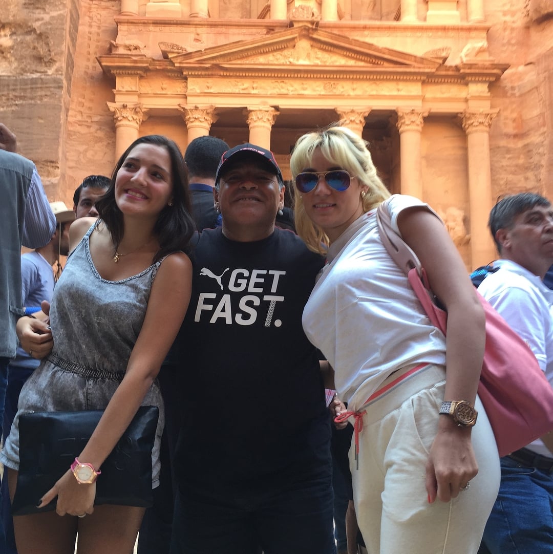Jana, Diego Maradona y Rocio Oliva