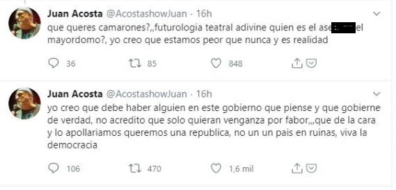 www.minutoneuquen.com Acosta cruzó a Esteban Lamothe