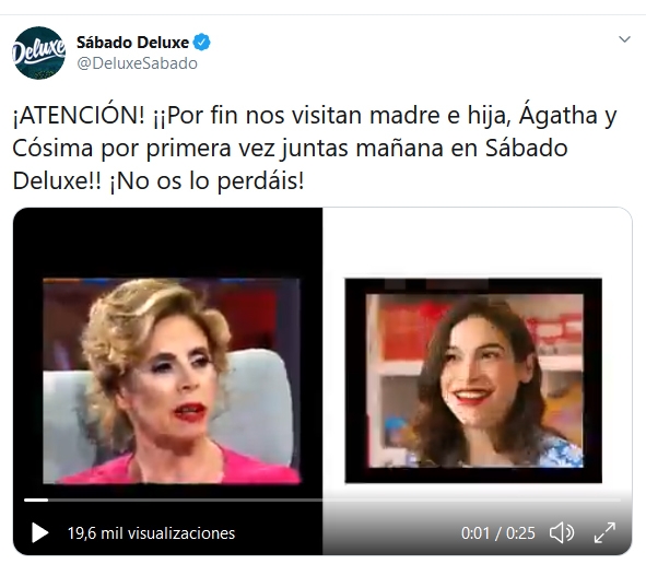 Ágatha y Cósima en programa