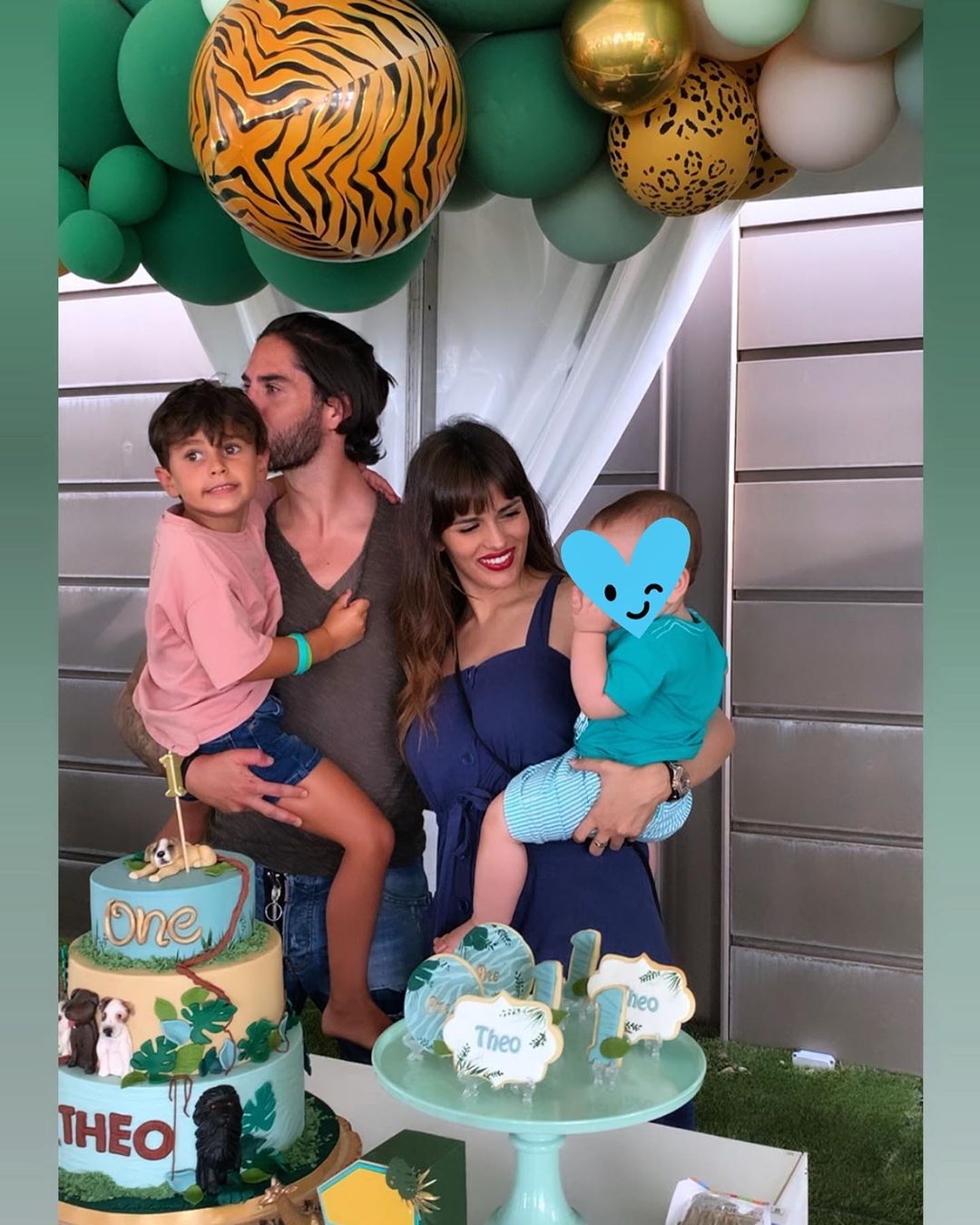 Sara Sálamo e Isco Alarcón - cumple de su hijo