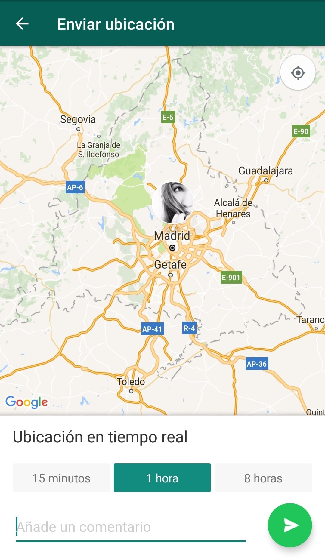 Ubicación WhastApp