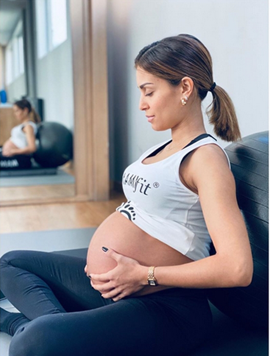 Hiba Abouk embarazada