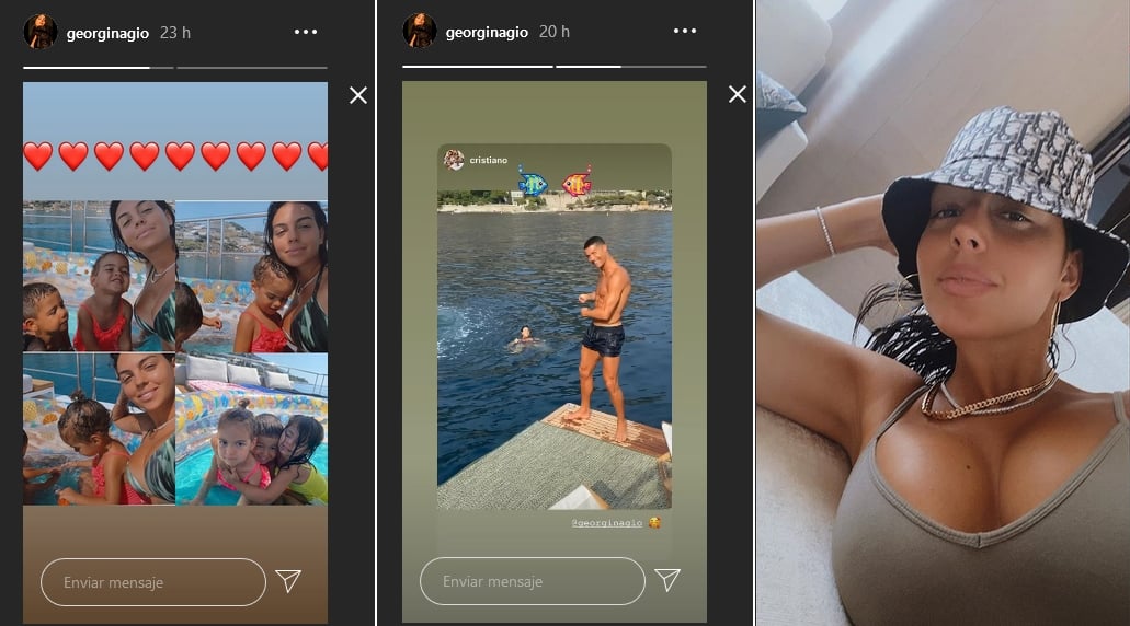 Georgina Rodríguez - en el mar con la familia 02