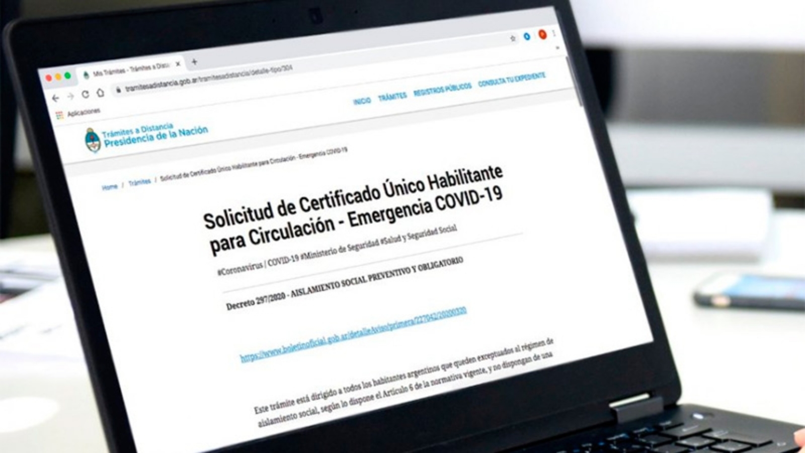 www.minutoneuquen.com certificado de circulación