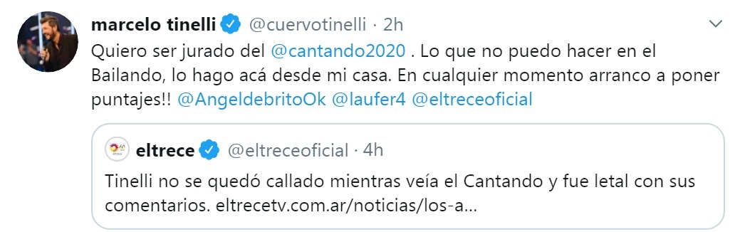 www.minutoneuquen.com MARCELO TINELLI