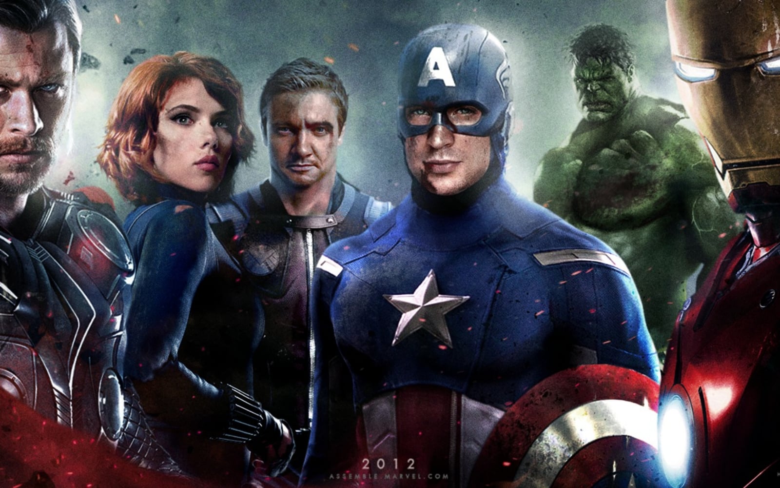 hulk comic character scarlett johansson iron man thor captain america black widow artwork marvel c_www.wallpapername.com_64