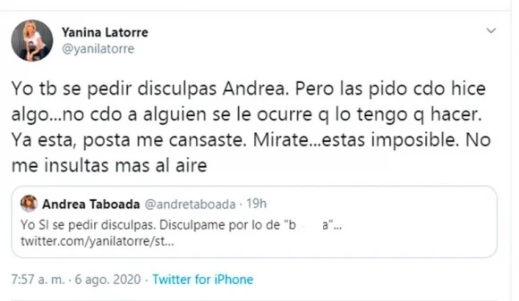 yanina andrea tw
