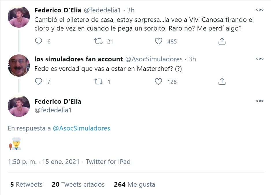 federico delia masterchef celebrity