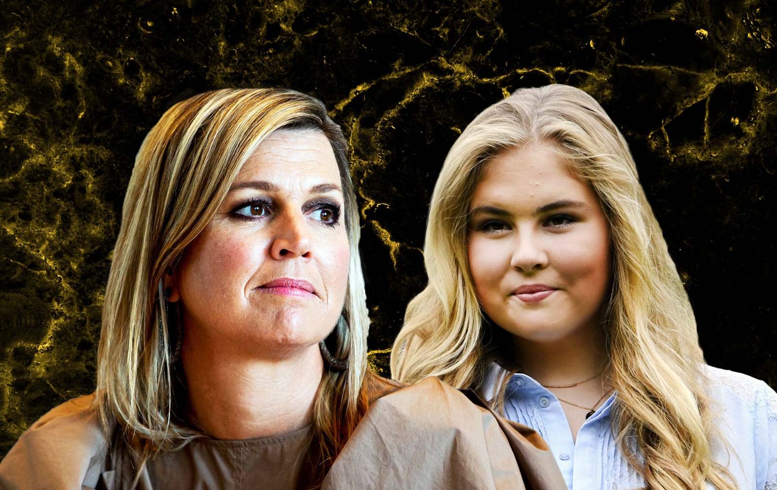 AMALIA Y MAXIMA DE HOLANDA