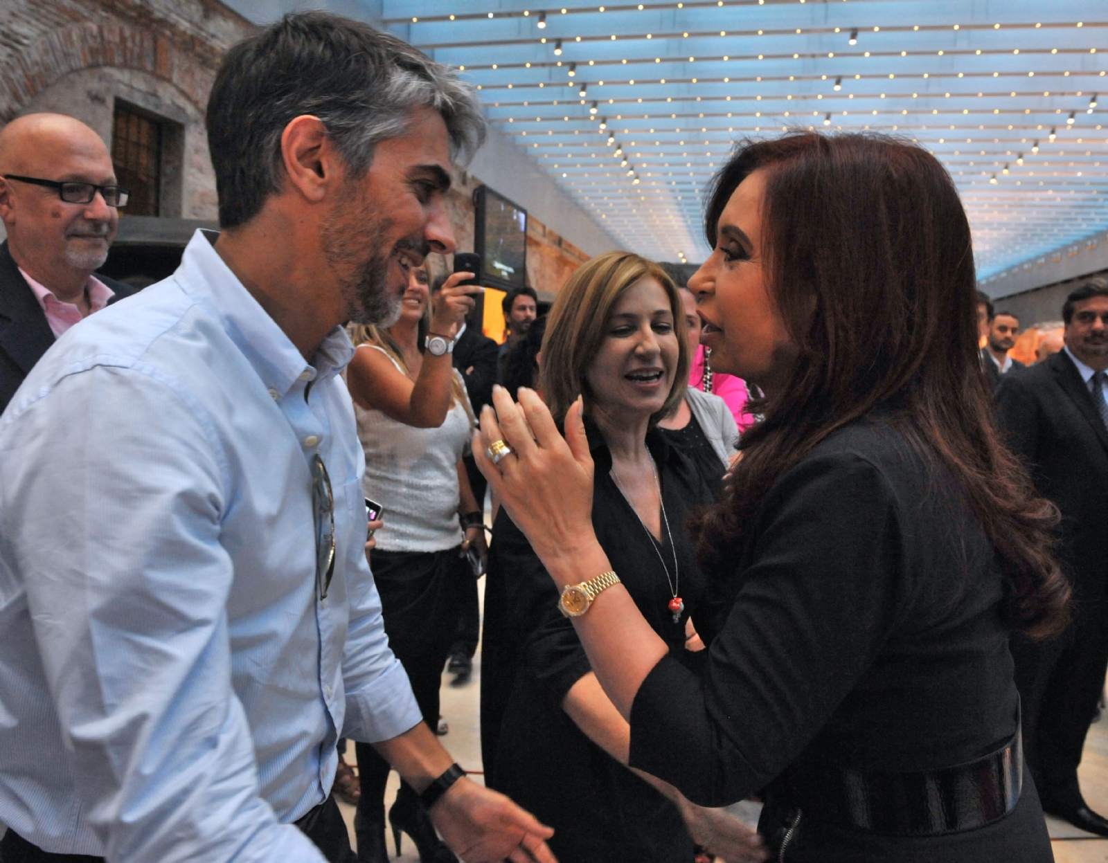 Pablo_Echarri_con_Cristina_Fernández_de_Kirchner